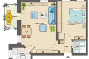 Sichere Rendite in Dresden: Vermietete 2-Raum-Wohnung als Kapitalanlage – Die vollständige Adresse der Immobilie erhältst du vom Anbieter., 1159 Naußlitz, Dresden – Vorschaubild 10