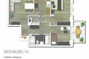 +++ LEERSTEHENDE hochwertige 3 Zimmerwohnung mit 2 Balkonen! +++ – Hinter der Kirche 2, 4356 Seehausen, Leipzig – Vorschaubild 13
