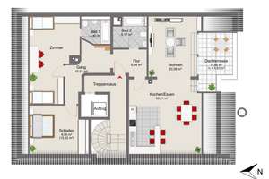 Charmante DG-Wohnung mit Südterrasse, Garten und TG zum sofortigen Bezug – Die vollständige Adresse der Immobilie erhältst du vom Anbieter., 81677 Josephsburg, München – Vorschaubild 17