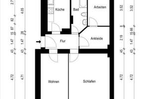 schöne sanierte  3-Zi-Wohnung Altbau in zentraler Lage – Die vollständige Adresse der Immobilie erhältst du vom Anbieter., 65929 Höchst, Frankfurt am Main – Vorschaubild 2