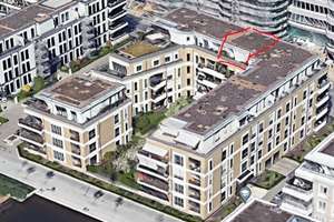 Penthouse-Whg, sonnendurchflutet, luxeriös, ruhig Lage, 3 Zi, EBK, 2 große Terrassen 