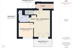 Kapitalanlage oder Eigenheim – moderne 2-Zimmer-Wohnung – Die vollständige Adresse der Immobilie erhältst du vom Anbieter., 66130 Brebach-Fechingen, Saarbrücken – Vorschaubild 10