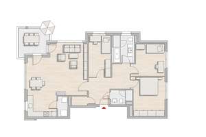 🍀SAMSTAGSBESICHTIGUNG🍀4 Zimmer Wohnung 4.OG mit Balkon – Am Alten Lindewerk 14, 55246 Mainz-Kostheim, Wiesbaden – Vorschaubild 5