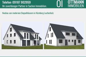 NEUBAU von modernen Doppelhäusern in Nürnberg Laufamholz !