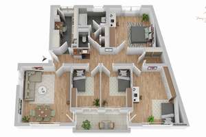Großzügiges Wohnen im Frauenland – 5 Zimmer mit Loggia und Tiefgarage – Die vollständige Adresse der Immobilie erhältst du vom Anbieter., 97074 Frauenland, Würzburg – Vorschaubild 17