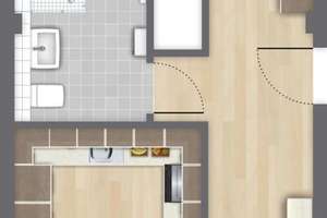 Kernsanierte 2-Zimmer Wohnung in der Ulmer Weststadt – Blücherstrasse 40, 89077 Weststadt, Ulm – Vorschaubild 2
