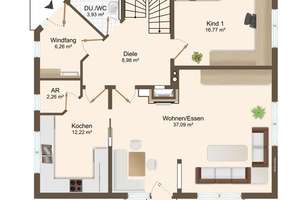 Nachhaltig wohnen: Massivhaus mit PV-Anlage, Wärmepumpe & Lüftungsanlage (Klasse A) – Die vollständige Adresse der Immobilie erhältst du vom Anbieter., 95490 Mistelgau – Vorschaubild 22