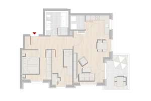 🍀SAMSTAGSBESICHTIGUNG🍀3 Zimmer Wohnung 6.OG  mit Balkon – Am Sauerstoffwerk 6, 55246 Mainz-Kostheim, Wiesbaden – Vorschaubild 3