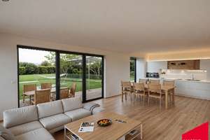 Neubau-Doppelhaushälfte in naturnaher Lage von Fechenheim