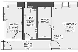 Bezugsfreie ruhige 
1-Zimmer-Altbauwohnung
in begehrter Lage Friedrichhain – Silvio-Meier-Straße 4, 10247 Friedrichshain, Berlin – Vorschaubild 11