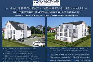 + EXKLUSIVES MEHRFAMILIENHAUS-PROJEKT MIT BAUGENEHMIGUNG! + – Die vollständige Adresse der Immobilie erhältst du vom Anbieter., 72636 Frickenhausen – Vorschaubild 1
