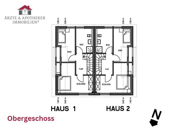 Grundriss Obergeschoss