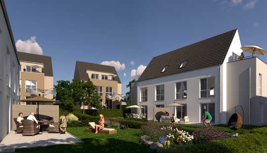 Bild von BAUBEGINN ERFOLGT!!! Neubau von 4 DH und 2 EFH in ruhiger, grüner Lage von Bad Homburg OberErlenbach