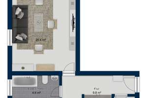Lebensqualität in Schmargendorf – großzügige 3-Zimmer-Wohnung mit Balkon und Aufzug – Die vollständige Adresse der Immobilie erhältst du vom Anbieter., 14199 Schmargendorf, Berlin – Vorschaubild 23