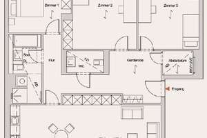 Attraktiv! 4-Zimmer-Wohnung mit 2 Balkonen und traumhafter Aussicht im Erstbezug – Lutherstraße 8a, 4315 Neustadt-Neuschönefeld, Leipzig – Vorschaubild 5