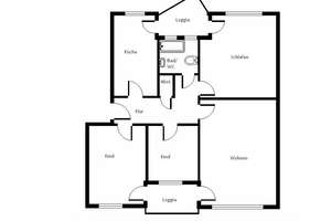 Schöne 3,5-Zimmer-Wohnung mit Tageslichtbad und 2 Balkone – Süntelstr. 10, 30419 Stöcken, Hannover – Vorschaubild 6