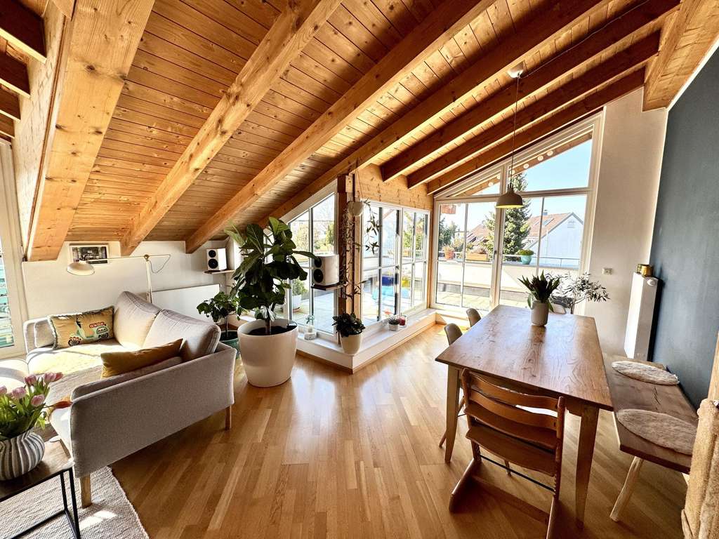 Immobilie in Bodolz - Penthouse mit großer Dachterrasse und 2 Tiefgaragenstellplätzen in Bodolz am Bodensee - Bild 2