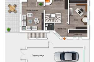 Modernes Einfamilienhaus mit Wintergarten, Einliegerwohnung und sonnigem Garten – Die vollständige Adresse der Immobilie erhältst du vom Anbieter., 83355 Grabenstätt – Vorschaubild 25