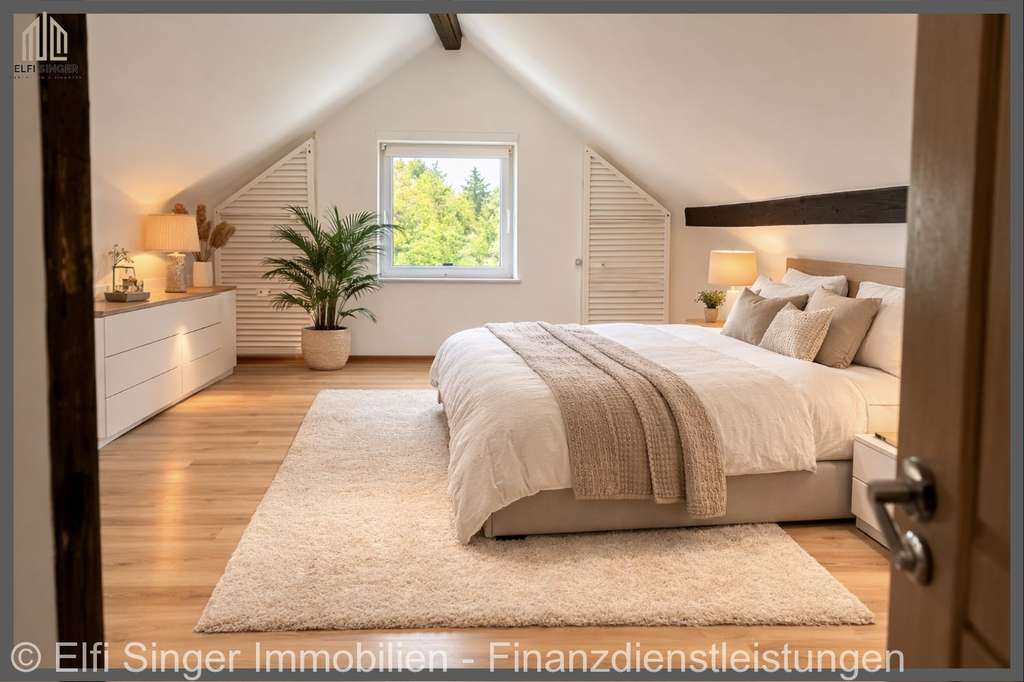 Immobilie in Erkenbrechtsweiler - Charmante Dachgeschosswohnung mit Alb-Blick – gemütliche 2 Zimmer, Stellplatz  Einbauküche - Bild 4