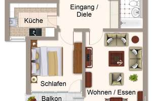 Attraktive Wohnung (EG) mit viel Platz in gefragter Lage, Balkon mit Gartenblick und eigener Garage – Die vollständige Adresse der Immobilie erhältst du vom Anbieter., 14195 Dahlem, Berlin – Vorschaubild 13