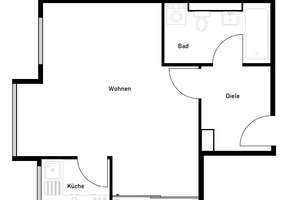 Komfortable Einzimmer-Wohnung in Sendling – Aberlestraße -, 81371 Sendlinger Feld, München – Vorschaubild 9