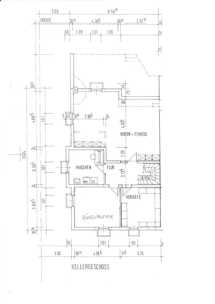 Grundriss Kellergeschoss