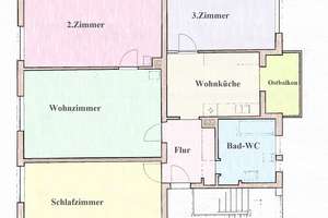 4-Zimmer Wohnung !WOHNGEMEINSCHAFT möglich! !MAX 3-4 PERS!  nähe S2 4-Zimmer Wohnung mit Balkon