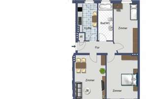 Schöne 3-Raumwohnung in Stadtfeld mit Balkon! – Matthissonstr. 1a, 39108 Stadtfeld Ost, Magdeburg – Vorschaubild 10