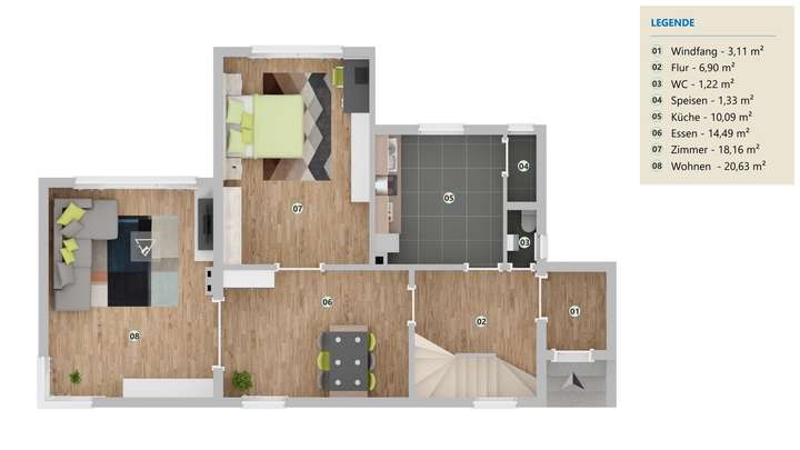 Grundriss Erdgeschoss