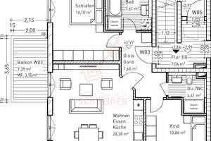IMMOBILIEN SCHNEIDER - Hadern - tolle 3 Zi.-Whg. mit großen West-Balkon & Einbauküche in bester Lage – Die vollständige Adresse der Immobilie erhältst du vom Anbieter., 81377 Großhadern, München – Vorschaubild 24
