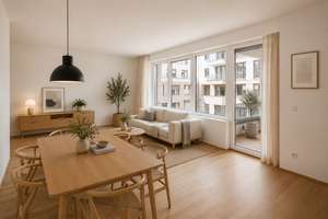 Exklusive 2-Zimmer-Neubauwohnung mit hochwertiger Einbauküche & Balkon im Herzen des Prenzlauer Berg – Malmöer Straße 28, 10439 Prenzlauer Berg, Berlin – Vorschaubild 2