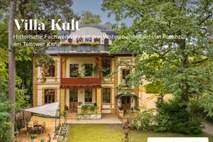 Villa Kult - Historische Fachwerkvilla mit drei Wohnebenen und viel Potenzial am Teltower Kanal