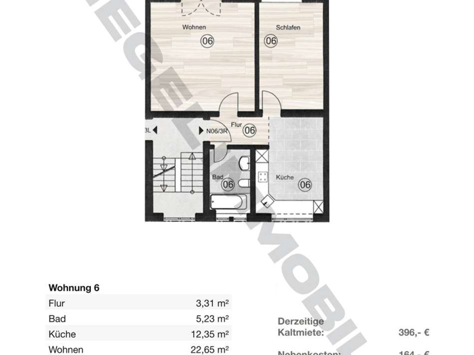 2. Obergeschoss Wohnung 6