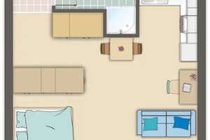 Schöne helle 1-Zimmer-Wohnung in einem Mehrfamilienhaus in Löbtau-Nord zu vermieten – Die vollständige Adresse der Immobilie erhältst du vom Anbieter., 1159 Löbtau-Süd, Dresden – Vorschaubild 5
