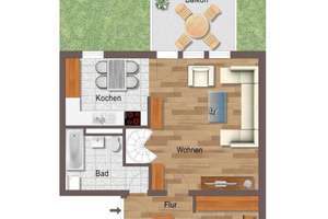 NEU: Charmante Maisonette mit Balkon und Garten – Die vollständige Adresse der Immobilie erhältst du vom Anbieter., 4329 Paunsdorf, Leipzig – Vorschaubild 18