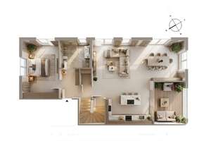 Seltene Maisonette am Hirschpark: 5 Zimmer, Südloggia, Elbnah – Die vollständige Adresse der Immobilie erhältst du vom Anbieter., 22609 Nienstedten, Hamburg – Vorschaubild 20