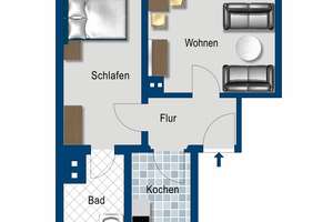Sofort verfügbare 2 Zimmer Wohnung im Herzen von Lindenthal! – Rudolf-Breitscheid-Str. 16, 4158 Lindenthal, Leipzig – Vorschaubild 2