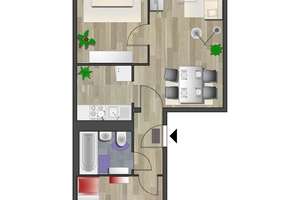 3-Zimmer-Wohnung mit Balkon nahe Schlossteich – Nordstr. 12, 9113 Zentrum, Chemnitz – Vorschaubild 6