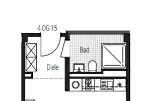 **Universitäten und Hochschulen fußläufig erreichbar*  1-Zimmer-Neubauwohnung *Vollmöbliert* – Steinbühler Straße 4-6, 90443 Gostenhof, Nürnberg – Vorschaubild 20