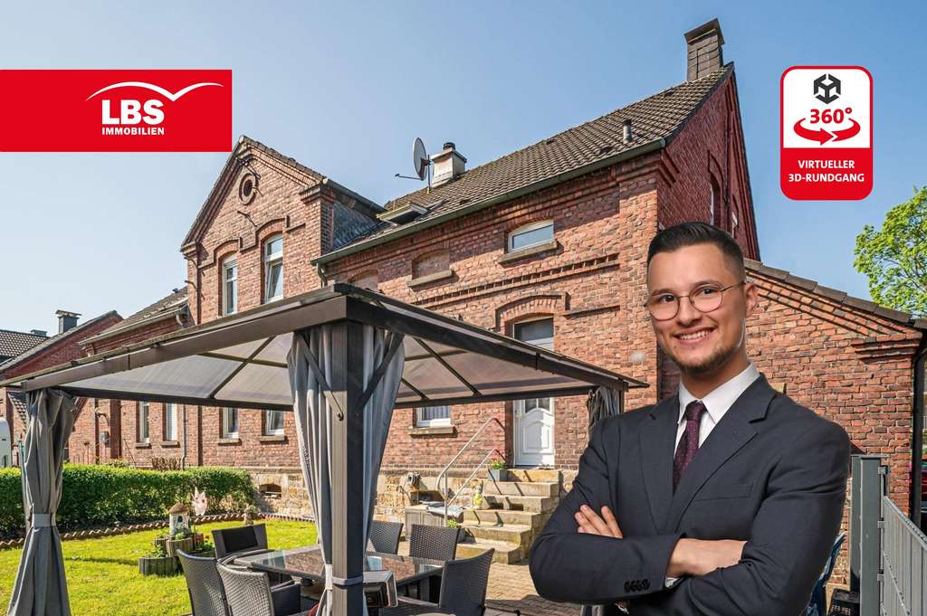 Zechenhaus mit Garten in Bochum-Dahlhausen 