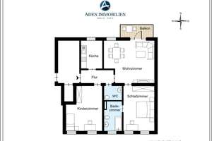 3-Zimmer-Wohnung mit 96 m² im Herzen Berlins – Balkon, zwei Bäder, Aufzug – Almstadtstr. 19, 10119 Mitte (Ortsteil), Berlin – Vorschaubild 3