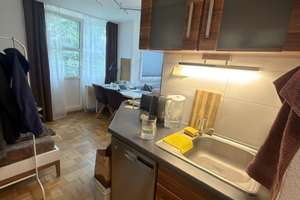 Gepflegte 1-Zimmer-EG-Wohnung mit Terasse und Einbauküche in Aachen