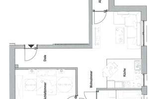 Erstbezug sehr großzügige 2-Zimmer - Wohnung in gehobener Ausstattung – Johann-Dohr-Straße 57, 41066 Bettrath-Hoven, Mönchengladbach – Vorschaubild 5