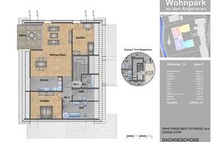 Hochwertige, große 3-Zimmer-Dachgeschosswohnung mit Balkon – Graf-Engelbert-Str. 2 e, 40489 Angermund, Düsseldorf – Vorschaubild 4