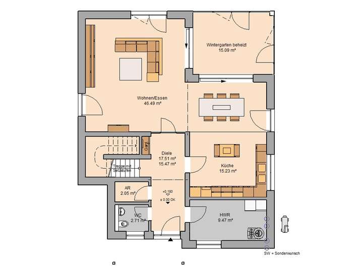 Grundriss Erdgeschoss