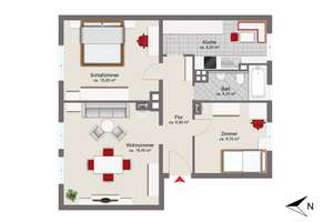 Charmante 3-Zimmer-Wohnung im Herzen Münchens – Die vollständige Adresse der Immobilie erhältst du vom Anbieter., 80538 Lehel, München – Vorschaubild 11