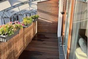 EXKLUSIVE WOHNUNG LUXURIÖS MÖBLIERT IN AUßERGEWÖHNLICHER LAGE SÜD-BALKON PARKETT NÄHE VOLKSGARTEN – Professor-Schwippert-Straße 5, 40591 Oberbilk, Düsseldorf – Vorschaubild 11