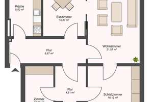 Bezugsfreie Altbauwohnung mit Balkon zum Innenhof in Neuhausen-Rotkreuzplatz – Die vollständige Adresse der Immobilie erhältst du vom Anbieter., 80637 Dom Pedro, München – Vorschaubild 3