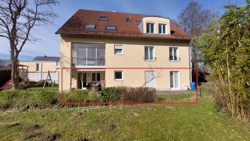 Immobilie in Jettingen-Scheppach - •	Attraktive Eigentumswohnung in ruhiger Lage von Scheppach - Bild 0