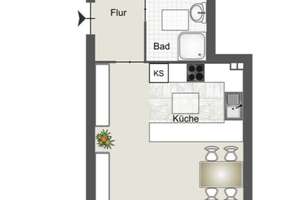 Sonnige 2- Zi. - Wohnung + gr. Hobbyraum mit Bad in beliebter Lage, direkt am Körschtal – 70567 Möhringen-Ost, Stuttgart – Vorschaubild 46